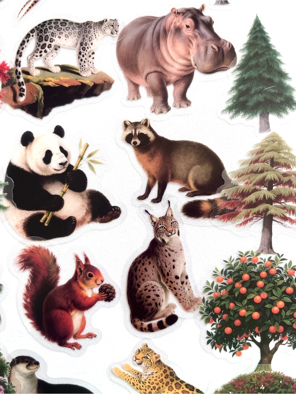 30 Wildlife Sticker Set- Animals Birds Treed Decals Realistic & Stunning!